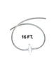 Vactrap™2, Tubing Extension for Plastic Bottles, 16 ft., w/ 0.2μm Polytetrafluoroethylene (PTFE) Vent Filter