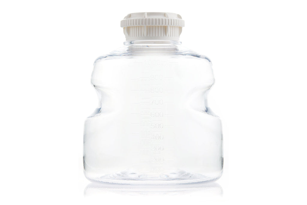 EZLabpure™ Media Bottle PETG, 1L, GL45 Closed VersaCap®, Sterile, 24/cs | img_1 | Foxx Life Sciences Global | shopfls.com