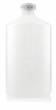 EZBio®pure S Bottle, 1L, GL45 VersaCap, Individually Double Bagged, Non Sterile