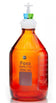 HPLC Solvent Reservoir Bottle Assembly, GL45, 2L Amber, Class VI Polytetrafluoroethylene (PTFE) Adapter,  4 Ports for 3.2mm(1/8") and/or 1.6mm(1/16") OD Tubing