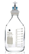 HPLC Solvent Reservoir Bottle Assembly, GL45, 2L Clear, Class VI Polytetrafluoroethylene (PTFE) Adapter,  2 Ports for 3.2mm(1/8") and/or | img_1 | Foxx Life Sciences Global | shopfls.com