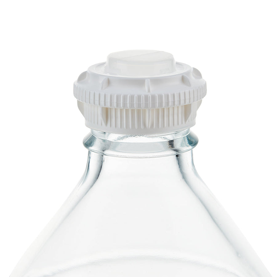 EZBio® GL45 Open Cap & Closed Adapter, White PP for Glass Bottles - 5 | 25 | img_2 | Foxx Life Sciences Global | shopfls.com