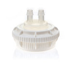 EZBio® GL45 Open Cap & Molded 2x 1/4" HB, White PP for Glass Bottles - 5 | 25 | img_1 | Foxx Life Sciences Global | shopfls.com