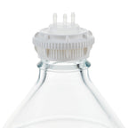 EZBio® GL45 Open Cap & Molded 3x 1/8" HB, White PP for Glass Bottles - 5 | 25 | img_2 | Foxx Life Sciences Global | shopfls.com