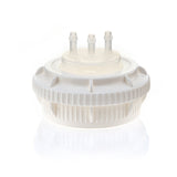 EZBio® GL45 Open Cap & Molded 3x 1/8" HB, White PP for Glass Bottles - 5 | 25 | img_1 | Foxx Life Sciences Global | shopfls.com
