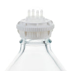 EZBio® GL45 Open Cap & Molded 4x 1/8" HB, White PP for Glass Bottles - 5 | 25 | img_2 | Foxx Life Sciences Global | shopfls.com