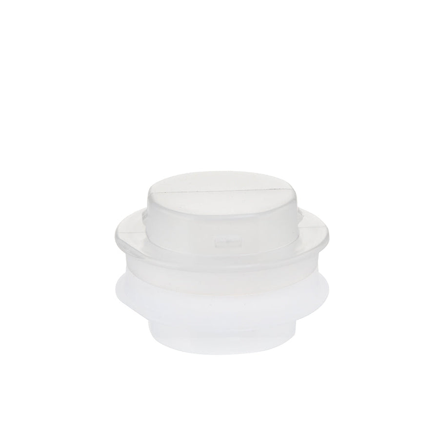 EZBio® GL45 Open Cap & Closed Adapter, Natural PP for Glass Bottles - 5 | 25 | img_3 | Foxx Life Sciences Global | shopfls.com