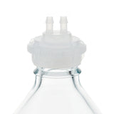 EZBio® GL45 Open Cap & Molded 2x 1/4" HB, Natural PP for Glass Bottles - 5 | 25 | img_2 | Foxx Life Sciences Global | shopfls.com