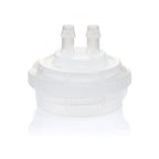 EZBio® GL45 Open Cap & Molded 2x 1/4" HB, Natural PP for Glass Bottles - 5 | 25 | img_1 | Foxx Life Sciences Global | shopfls.com