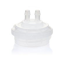 EZBio® GL45 Open Cap & Molded 2x 1/4" HB, Natural PP for Glass Bottles - 5 | 25 | img_1 | Foxx Life Sciences Global | shopfls.com