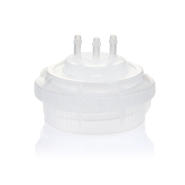 EZBio® GL45 Open Cap & Molded 3x 1/8" HB, Natural PP for Glass Bottles - 5 | 25 | img_1 | Foxx Life Sciences Global | shopfls.com