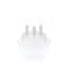 EZBio® GL45 Open Cap & Molded 3x 1/8" HB, White PP for Glass Bottles - 5 | 25 | img_3 | Foxx Life Sciences Global | shopfls.com