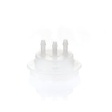 EZBio® GL45 Open Cap & Molded 3x 1/8" HB, Natural PP for Glass Bottles - 5 | 25 | img_3 | Foxx Life Sciences Global | shopfls.com