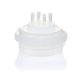 EZBio® GL45 Open Cap & Molded 4x 1/8" HB, Natural PP for Glass Bottles