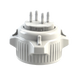 Open Top VersaCap® 53B with Molded 4x 1/8" HB Adapter