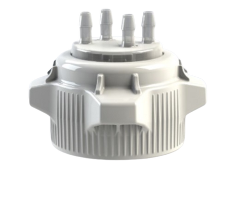 Open Top VersaCap® 83B with Molded 4x 5/16" HB Adapter | img_1 | Foxx Life Sciences Global | shopfls.com