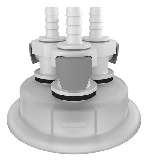 VersaCap® 83B 1/4" HB x3 Adapter Insert | img_1 | Foxx Life Sciences Global | shopfls.com