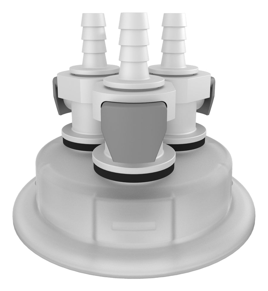 VersaCap® 83B 1/4" HB x3 Adapter Insert | img_1 | Foxx Life Sciences Global | shopfls.com