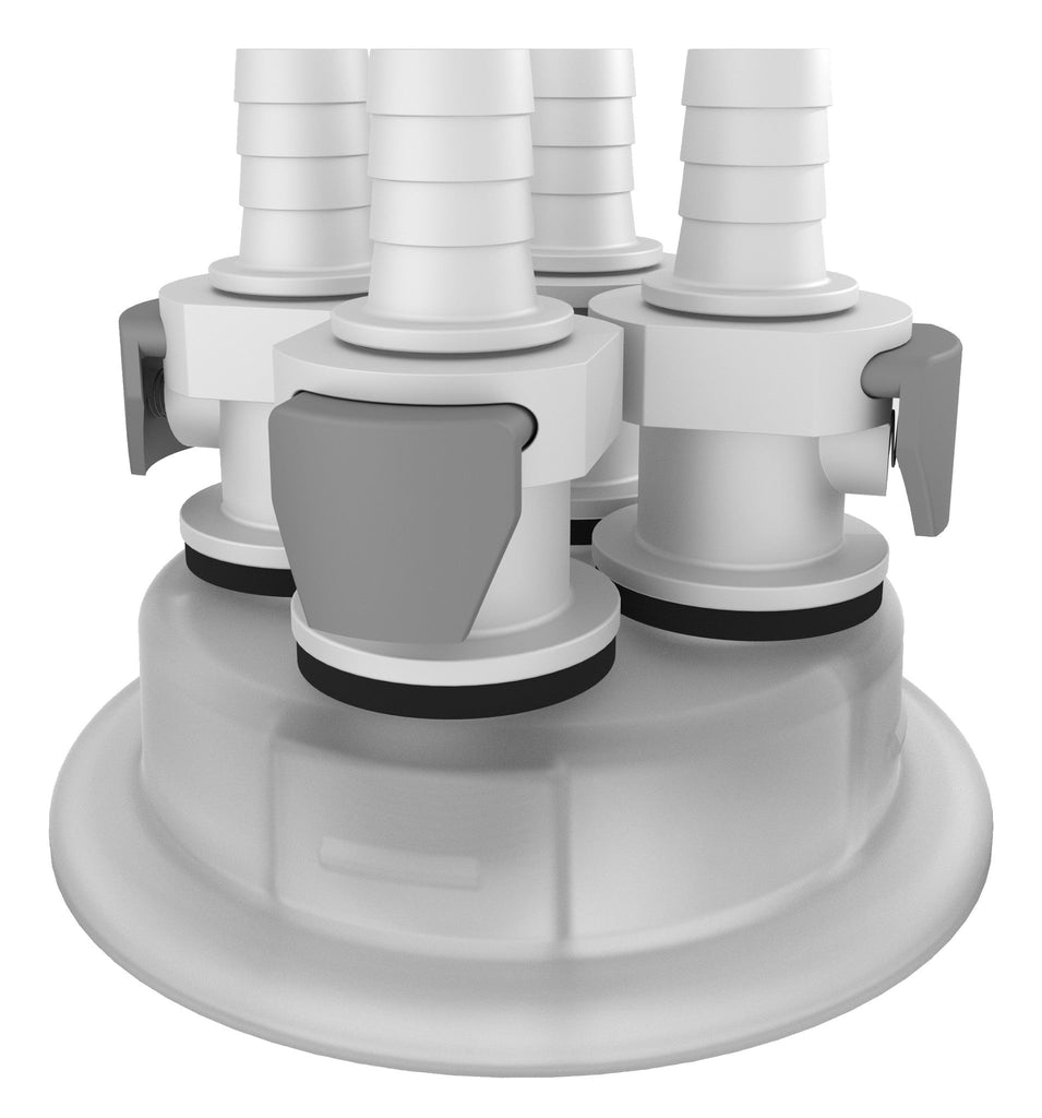 VersaCap® 83B 3/8" HB x4 Adapter Insert | img_1 | Foxx Life Sciences Global | shopfls.com