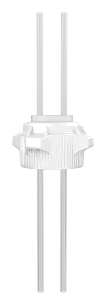 Open Top VersaCap® 83B with EZBio® Silicone System, Dual 1/4" Tubes | img_1 | Foxx Life Sciences Global | shopfls.com