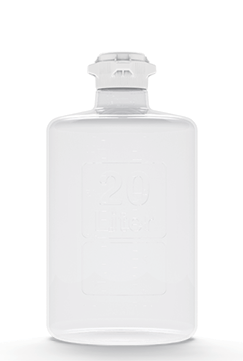 EZBio® Titanium Round Carboy, 20 Liter, with VersaCap® 83B. Sterile PC Carboy for laboratory bioprocessing. Foxx product. | img_1 | Foxx Life Sciences Global | shopfls.com