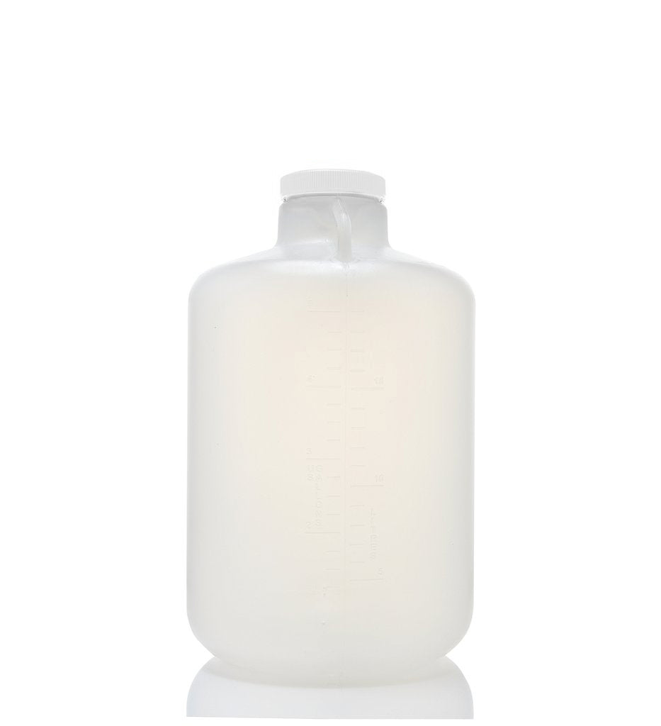 EZLabpure™ 20L Wide Mouth Polypropylene (PP) Carboy with White Cap | img_1 | Foxx Life Sciences Global | shopfls.com