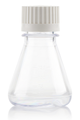 EZBio®pure 125mL Erlenmeyer Flask, PC, Baffle Base, VersaCap® 38-430, Non-Sterile