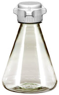 Sterile 1L EZclear® Erlenmeyer Flasks (6/case) with 53B VersaCap® by Foxx - for Laboratory and Bioprocessing Applications | img_1 | Foxx Life Sciences Global | shopfls.com