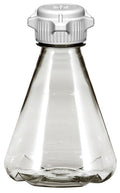 Sterile 1L EZclear® Baffled Erlenmeyer Flasks (6/case) w/ 53B Vented VersaCap® - Foxx Life Sciences, for laboratory research and bioprocessing. | img_1 | Foxx Life Sciences Global | shopfls.com