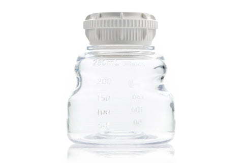 EZLabpure™ Media Bottle Polystyrene, 250mL, GL45 Closed VersaCap®, Sterile, 24/cs | img_1 | Foxx Life Sciences Global | shopfls.com