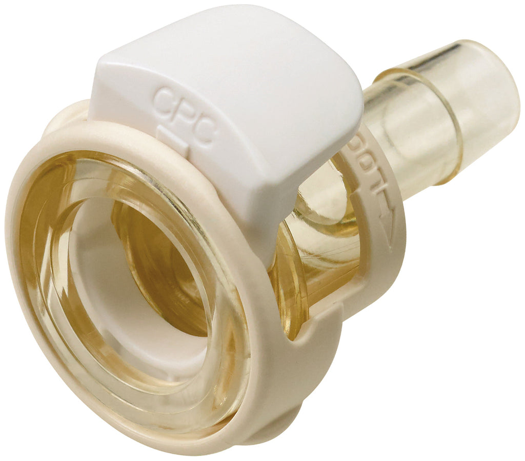 CPC MPC Connector Coupling Body (Female) MPCK17004T39 - MPC to 1/4" HB, Non-Valved, Polysulfone (PS), Class VI