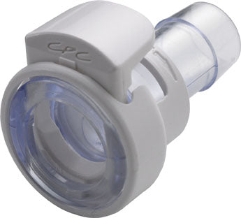 CPC MPC Connector Coupling Body (Female) MPCK17006T03 - MPC to 3/8" HB, Non-Valved, Polycarbonate (PC), Class VI