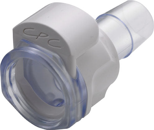 CPC MPX Connector, 1/2" Hose Barb Non-Valved Coupling Body With Lock, PC - MPXK17803