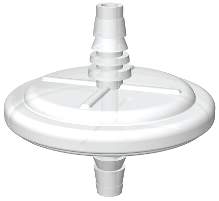 EZFlow® 1.0µm PTFE Vent Filter, 50mm PP Housing, 1/4-1/2" Barb, Non-Sterile - Laboratory Air Filtration (25/PK) | img_1 | Foxx Life Sciences Global | shopfls.com