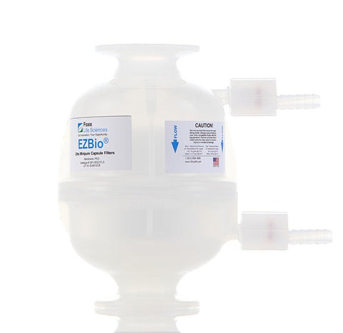 White filter with labels on a white background