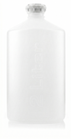 EZBio®pure S Bottle, 2L, GL45 VersaCap, Individually Double Bagged, Sterile