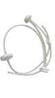 Ensemble de bouchon Vactrap™ G, GL45 Versacap®, PP, tube, pour configuration à double bouteille (1 L + 1 L / 2 L + 1 L / 2 L + 2 L / 3 L + 1 L)
