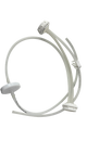 Vactrap™ G Cap Assembly, GL45 Versacap®, PP, Tubing, For Dual Bottle Setup Assembly (5L+2L)