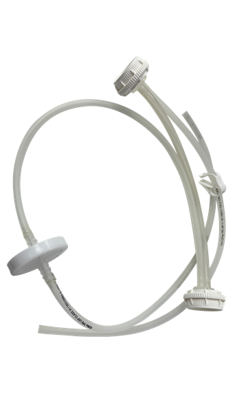 Vactrap™ G Cap Assembly, GL45 VersaCap®, PP, for Dual Bottle (10L+2L/20L+5L) - Foxx, EZBio® Laboratory Bioprocessing Setup - 1EA | img_1 | Foxx Life Sciences Global | shopfls.com