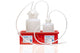 Vactrap™ XL R Vacuum Trap, 4L + 2L, HDPE Vacuum Bottle, Foxx EZFlow® TPE 1/4" ID Tubing, with Red CFR 40 Compliant Secondary Container