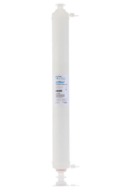 EZBio Ultra Maxpure Capsule Filter 40", Double-Layer PTFE, Silicone O-Ring, Non-Sterile