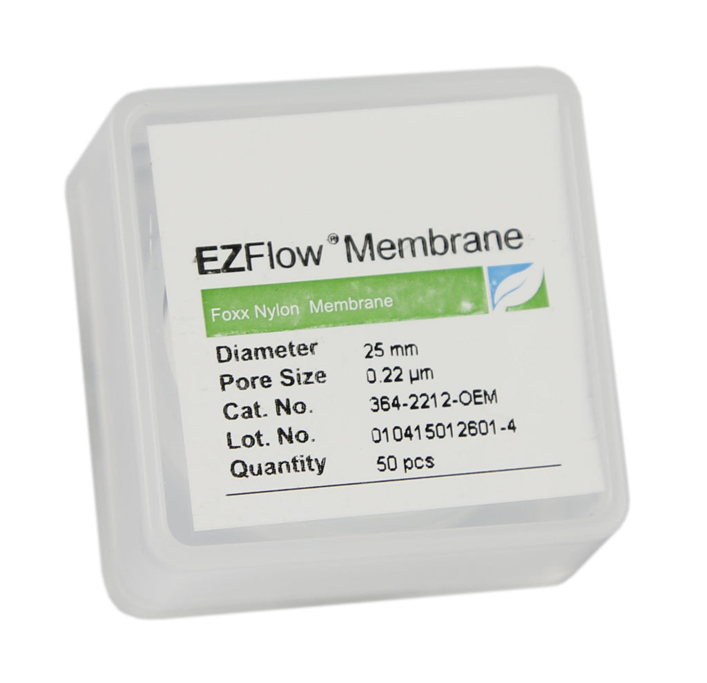50-pack EZFlow® 25mm 0.2µm Nylon Membrane Disc Filter - Laboratory-grade filter for research & bioprocessing applications. | img_1 | Foxx Life Sciences Global | shopfls.com