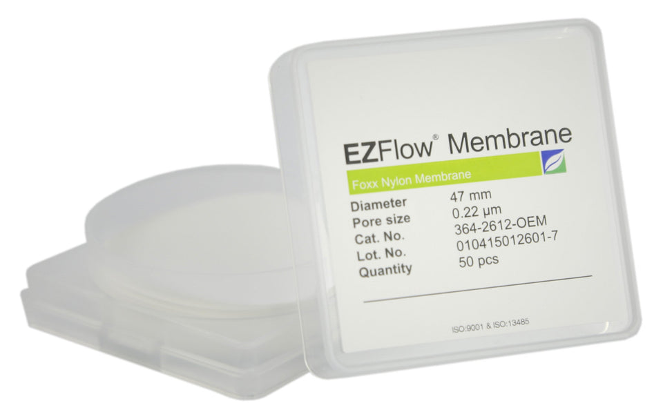 EZFlow® 47mm 0.2µm Nylon Membrane Disc Filter - 50 pack. Sterile filter for laboratory research & bioprocessing. | img_1 | Foxx Life Sciences Global | shopfls.com