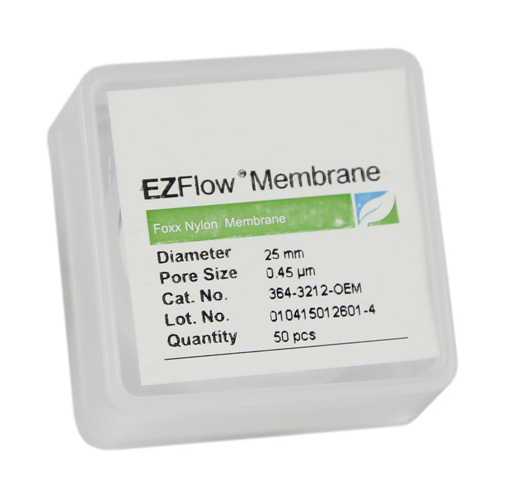 50-pack EZFlow® 25mm 0.45µm Nylon Membrane Disc Filter - Laboratory filtration for research & bioprocessing. | img_1 | Foxx Life Sciences Global | shopfls.com