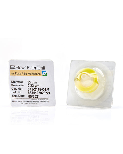 EZFlow® 13mm Sterile Syringe Filter, 0.2μm PES, 100/pack - Laboratory-grade filter for research and bioprocessing applications. | img_1 | Foxx Life Sciences Global | shopfls.com