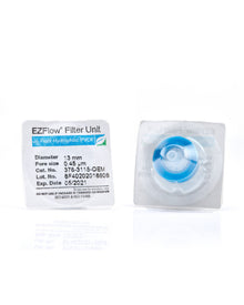 EZFlow® 13mm Sterile Syringe Filter, .45μm Hydrophilic Polyvinylidene Fluoride (PVDF), 100/pack | img_1 | Foxx Life Sciences Global | shopfls.com