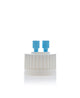 HPLC Solvent Reservoir ChromCap™ 100 Assembly,38-430, Class VI Polytetrafluoroethylene (PTFE) Adapter w Vent Hole, 2 Port for 3.2mm(1/8") or 1.6mm(1/16") OD Tubing, 1/EA