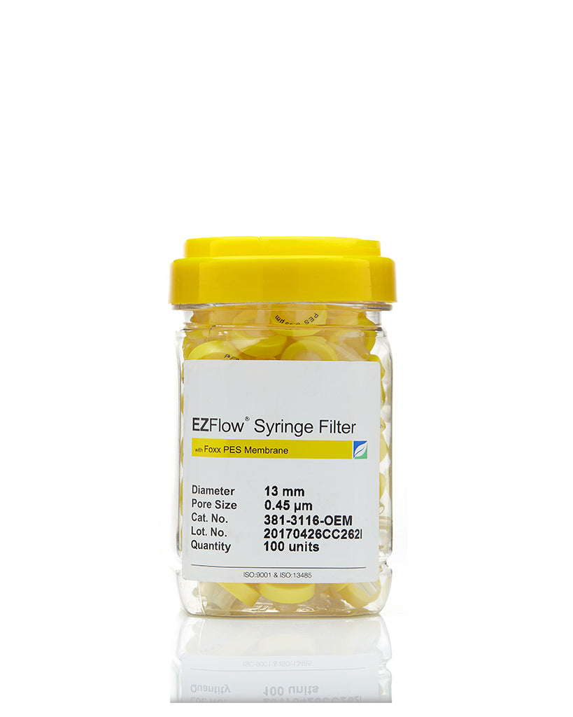 EZFlow® 13mm Syringe Filter, .45μm PES, 100/pack | img_1 | Foxx Life Sciences Global | shopfls.com