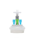 HPLC Solvent Reservoir ChromCap™ 300 Assembly, GL45, Class VI Polytetrafluoroethylene (PTFE) Adapter,  3 Ports for 3.2mm(1/8") and/or 1.6mm(1/16") | img_1 | Foxx Life Sciences Global | shopfls.com