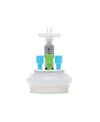 HPLC Solvent Reservoir ChromCap™ 300 Assembly, GL45, Class VI Polytetrafluoroethylene (PTFE) Adapter,  3 Ports for 3.2mm(1/8") and/or 1.6mm(1/16") | img_1 | Foxx Life Sciences Global | shopfls.com